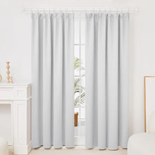Verdunkelungsvorhang Grau 229x229 cm - 2er Set für Schlafzimmer