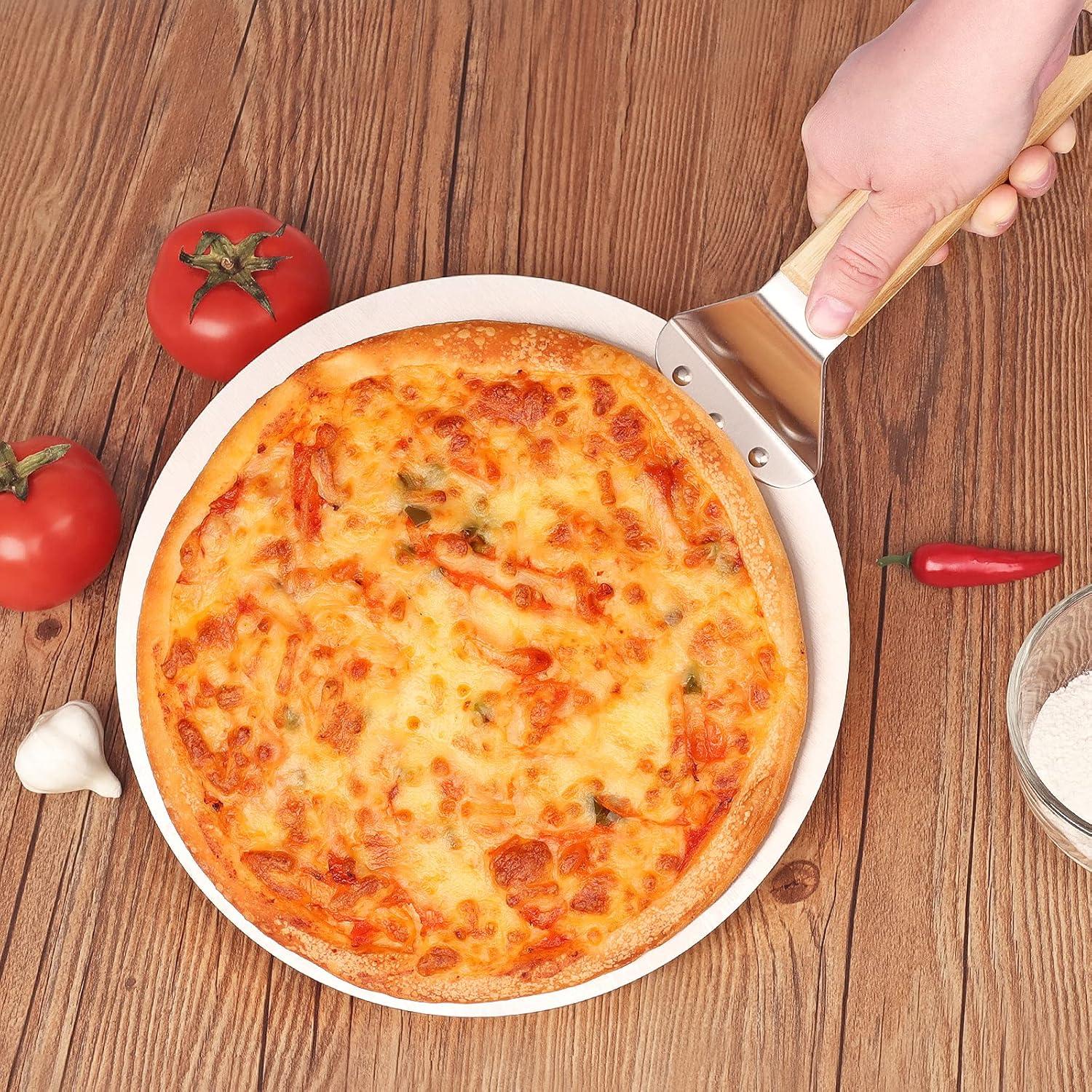 Asdirne Pizzaschieber 10 Zoll - Pizza Schaufel Metall mit