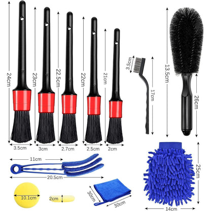 URAQT Auto Reinigungsbürsten Set 15-teilig