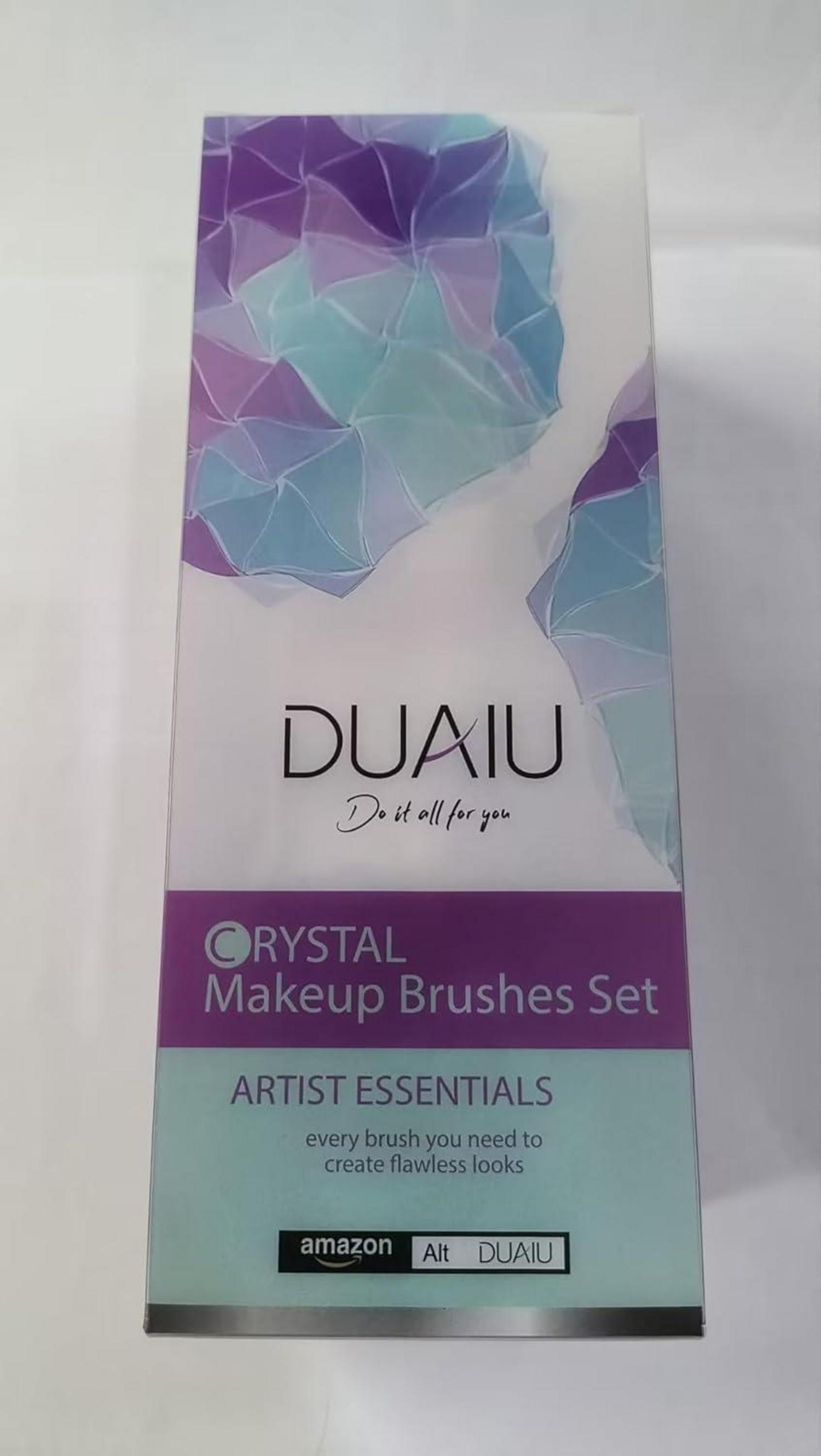 Makeup Pinselset 15-teilig Premium Synthetik Kristallgriff Kabuki Foundation