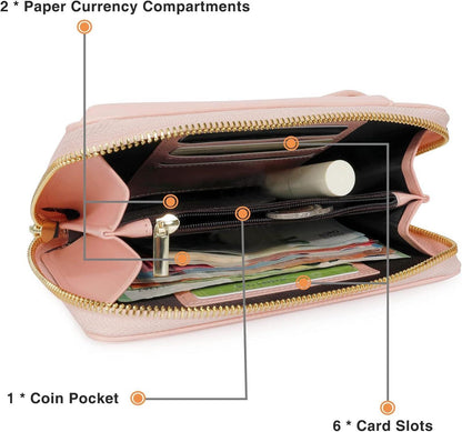 Crossbody Handytasche mit Magnetverschluss und