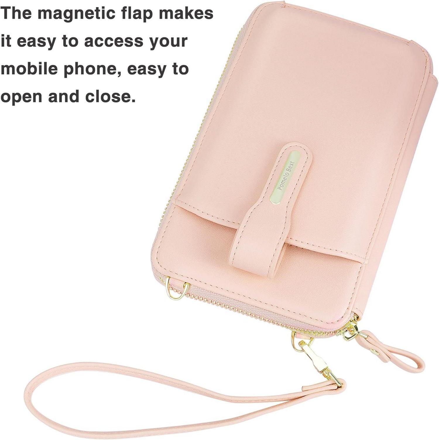 Crossbody Handytasche mit Magnetfach und Kartenfächern