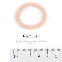 Weiches Nylon Pferdeschwanz Halter B?nder 50 Stk, Hellblond