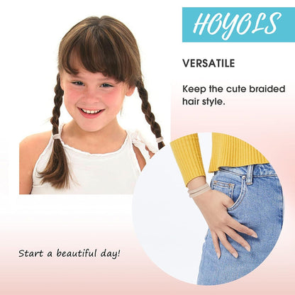 Weiche elastische Haargummis 50 Stk. Nylon Pferdeschwanz Halter
