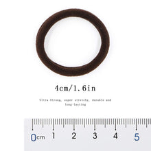 50 Stück weiche elastische Nylon Haargummis für dicke