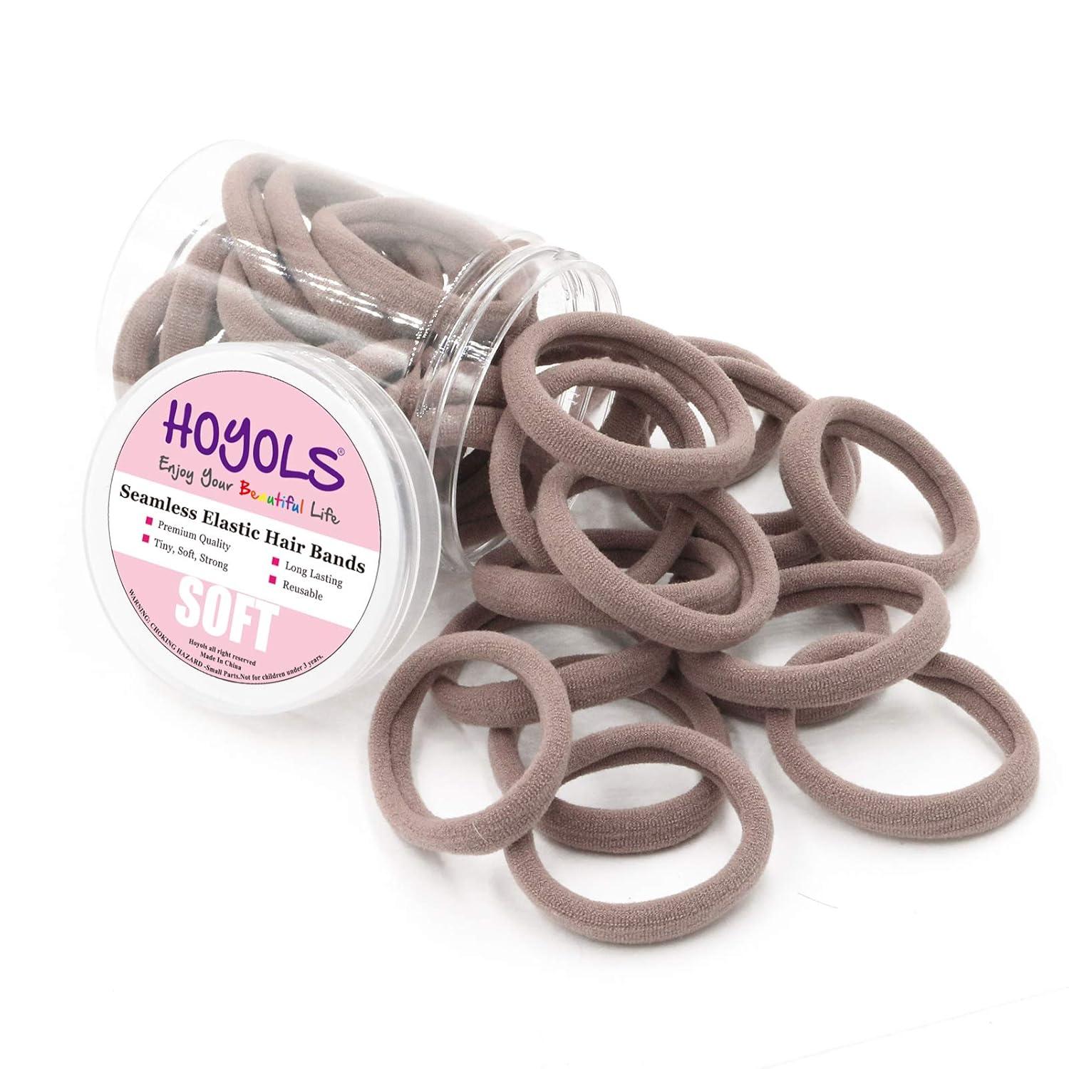 Elastische Nylon-Haargummis Pferdeschwanzhalter Hairstyling, 50 Stück