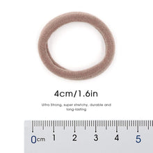 HOYOLS 50er Packung 1,6-Zoll Nylon Haargummis für Frauen