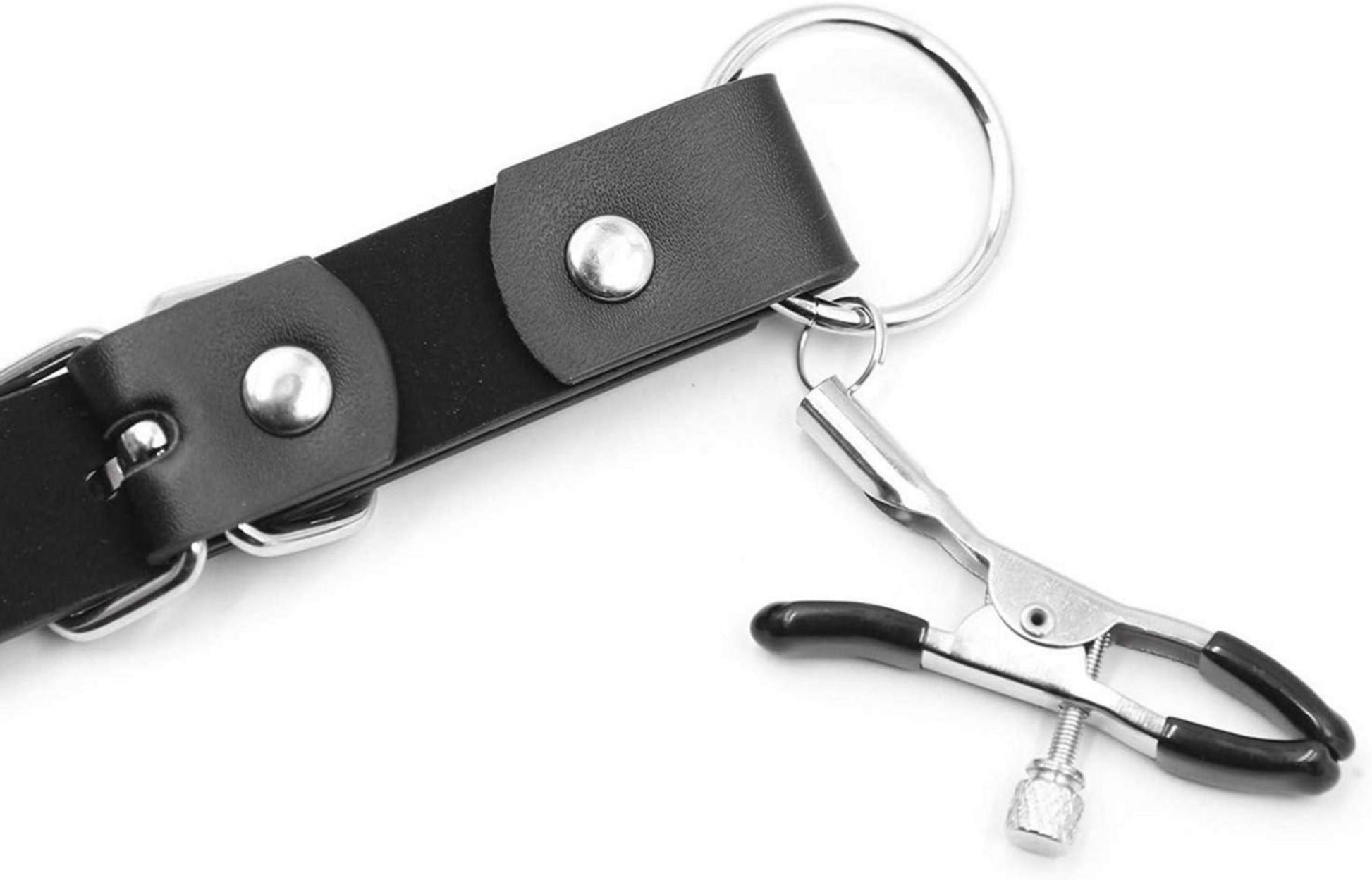 BDSM-Set mit Schamlippenspreizer und Nippelklemmen, verstellbar, hochwertige Materialien