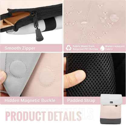 Damen Rucksack Elegant Daypack Wasserdicht 15,6 Zoll Laptopfach Anti