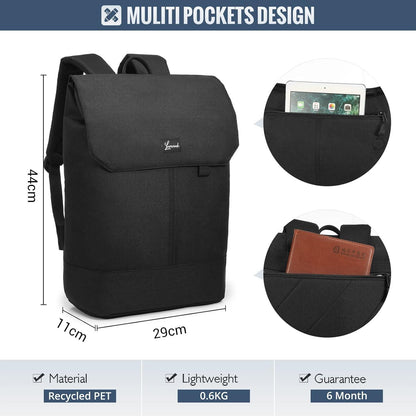 Eleganter Damenrucksack mit Laptopfach 15,6