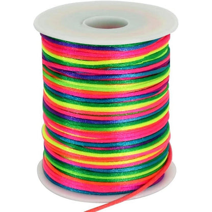 Regenbogen Makramee Nylonschnur 2mm x 100m
