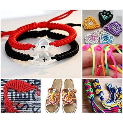 Regenbogen Makramee Nylonschnur 2mm x 100m