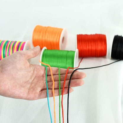Regenbogen Makramee Nylonschnur 2mm x 100m