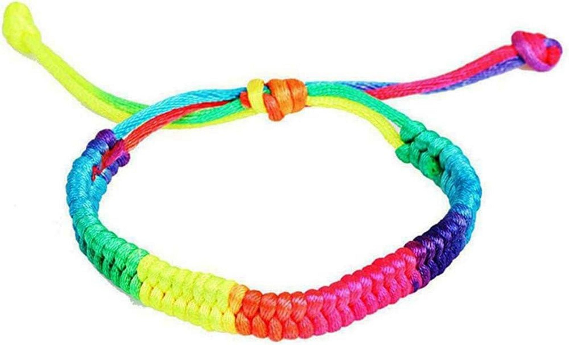 Nylonschnur 100m Regenbogen Satinschnur Armbänder Schmuckherstellung