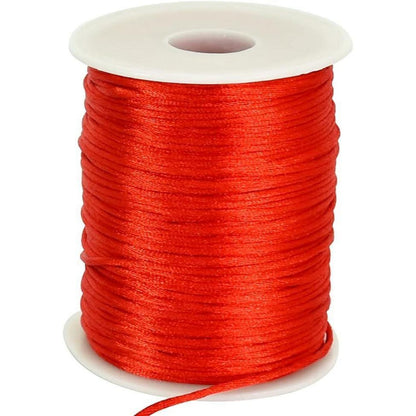 Nylonschnur 2mm rot – 100m für Schmuck & Makramee