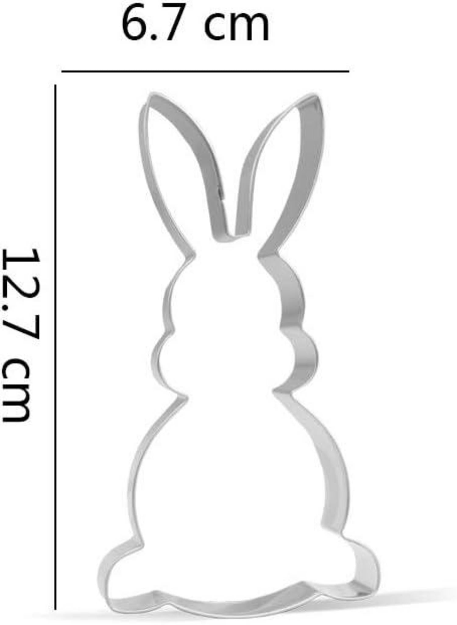 Oster-Ausstechformen-Set 8-teilig Hase Osterei Küken Blume Karotte