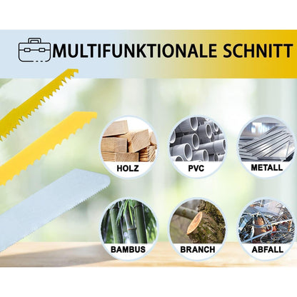 LEILUO Sägeblätter Set 36-teilig Holz Metall Kunststoff inkl