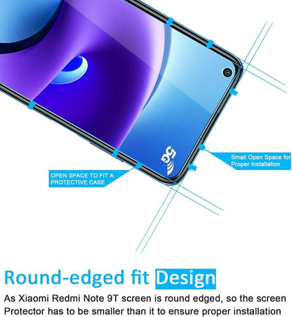 Panzer Schutz Glas Xiaomi Redmi Note 9T 5G 3er Set