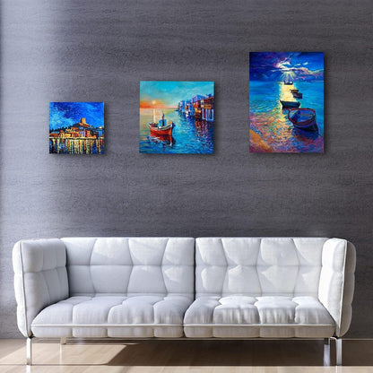 Leinwand zum Malen Set 20x20 cm 100% Baumwolle 10er Pack