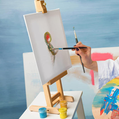 Leinwand zum Malen Set 20x20 cm 100% Baumwolle 10er Pack