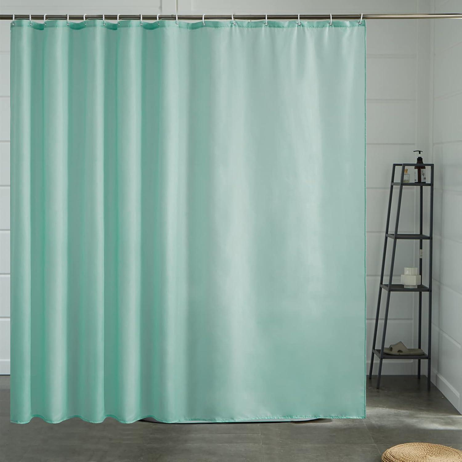 Duschvorhang Überlänge Anti-Schimmel Textil Stoff Antibakteriell