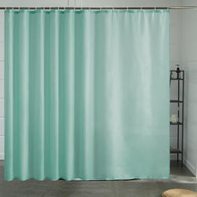 Duschvorhang Überlänge Antibakteriell Wasserdicht 275x180cm Minzgrün