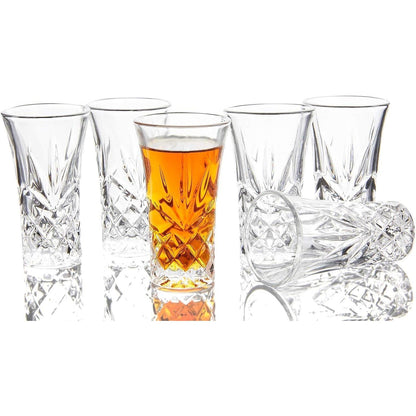 Shot-Gläser Tequila 57ml Schwerer Boden 6 Stk. Luxus