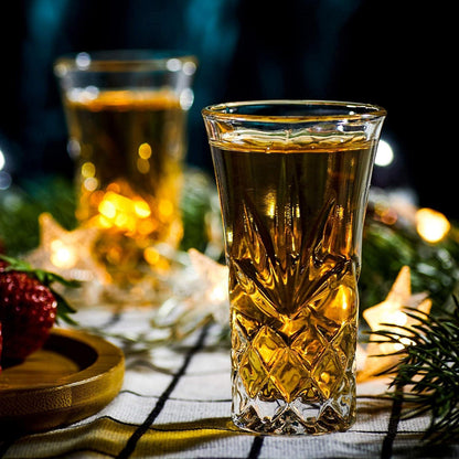 Tequila-Gläser mit schwerem Boden 58ml (6 Stück) für Whiskey, Vodka, Likör