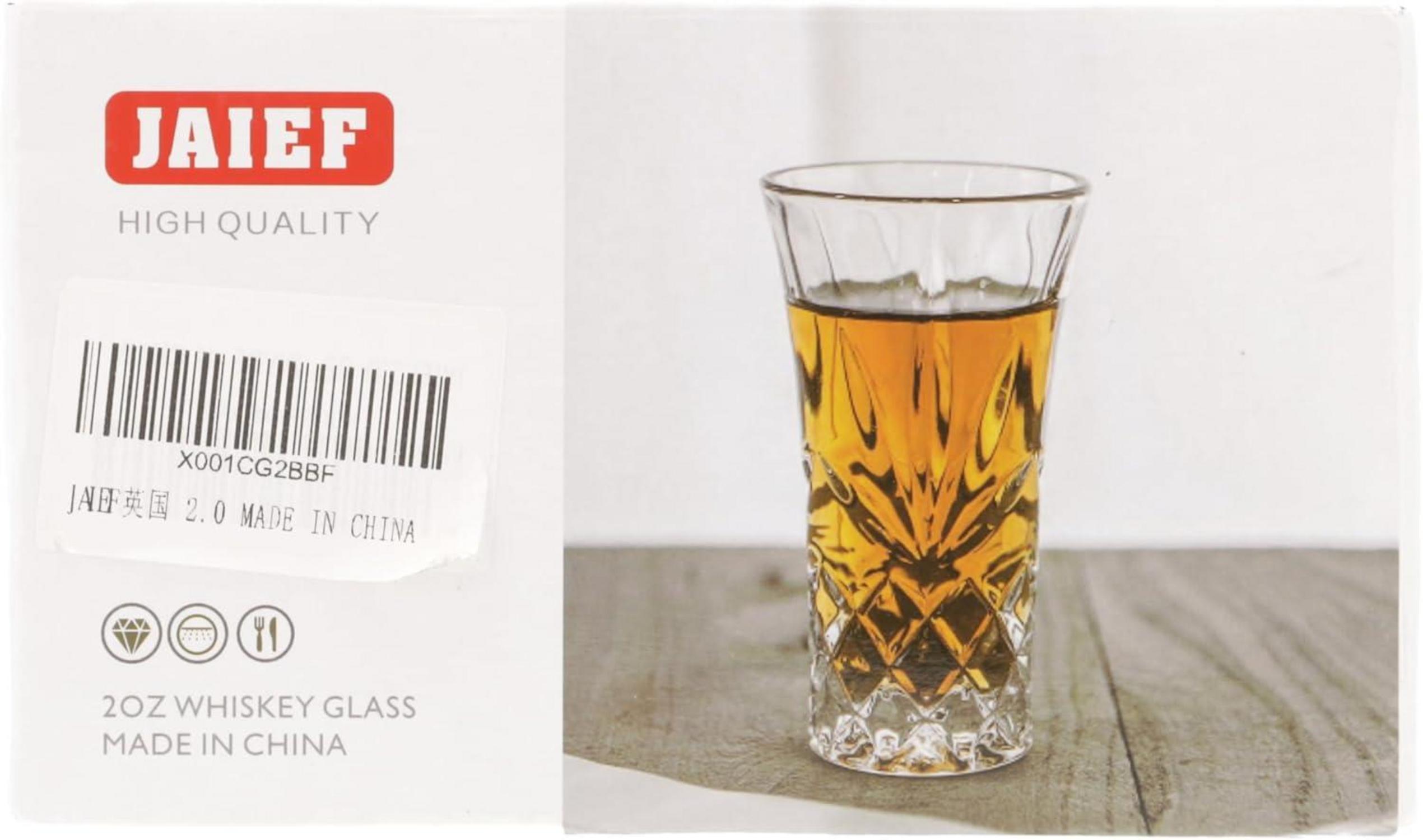 Tequila-Gläser schwerer Boden 58ml 6er Set Shot-Glas-Set Glamour