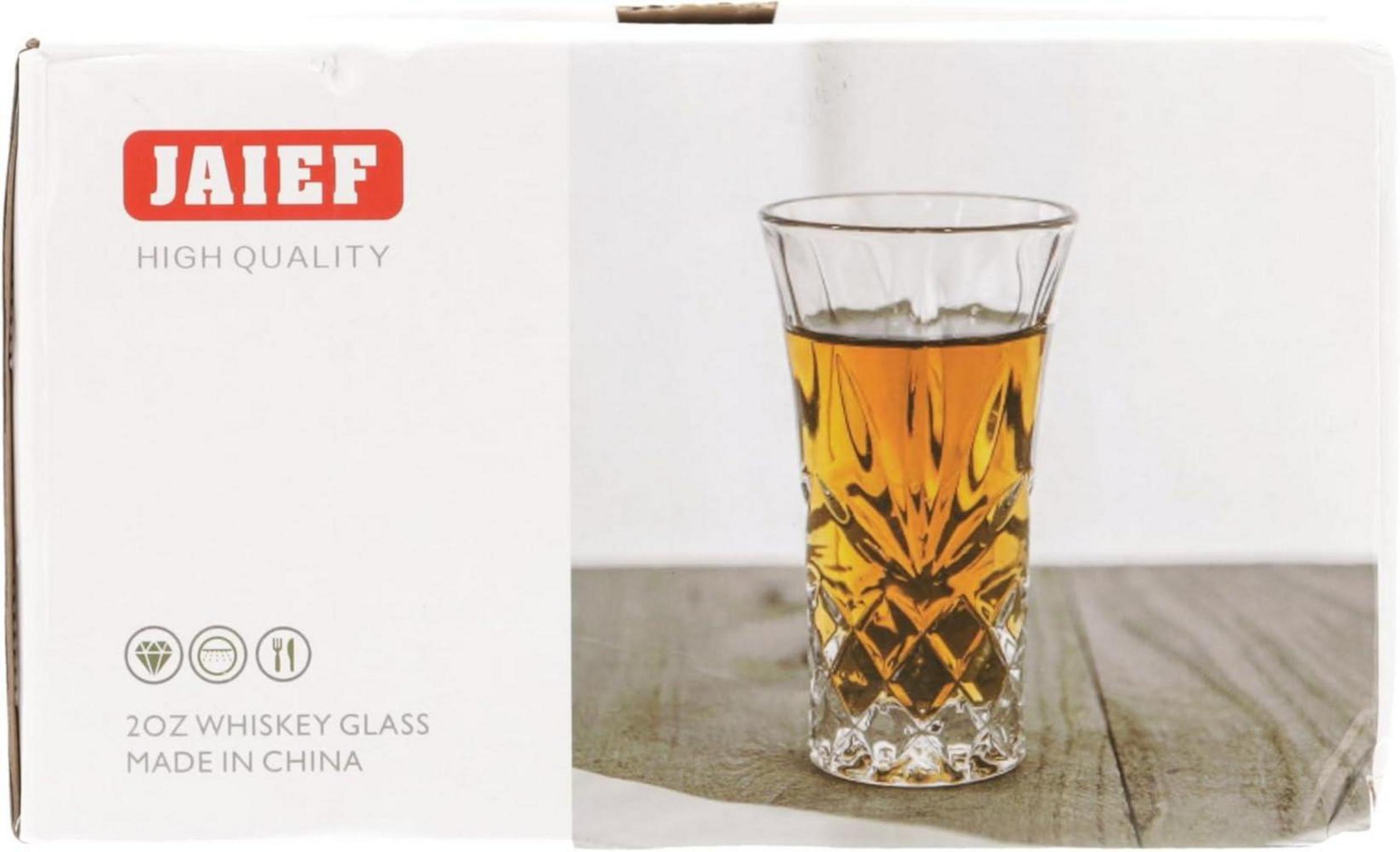 Tequila-Gläser mit schwerem Boden 58ml (6 Stück) für Whiskey, Vodka, Likör