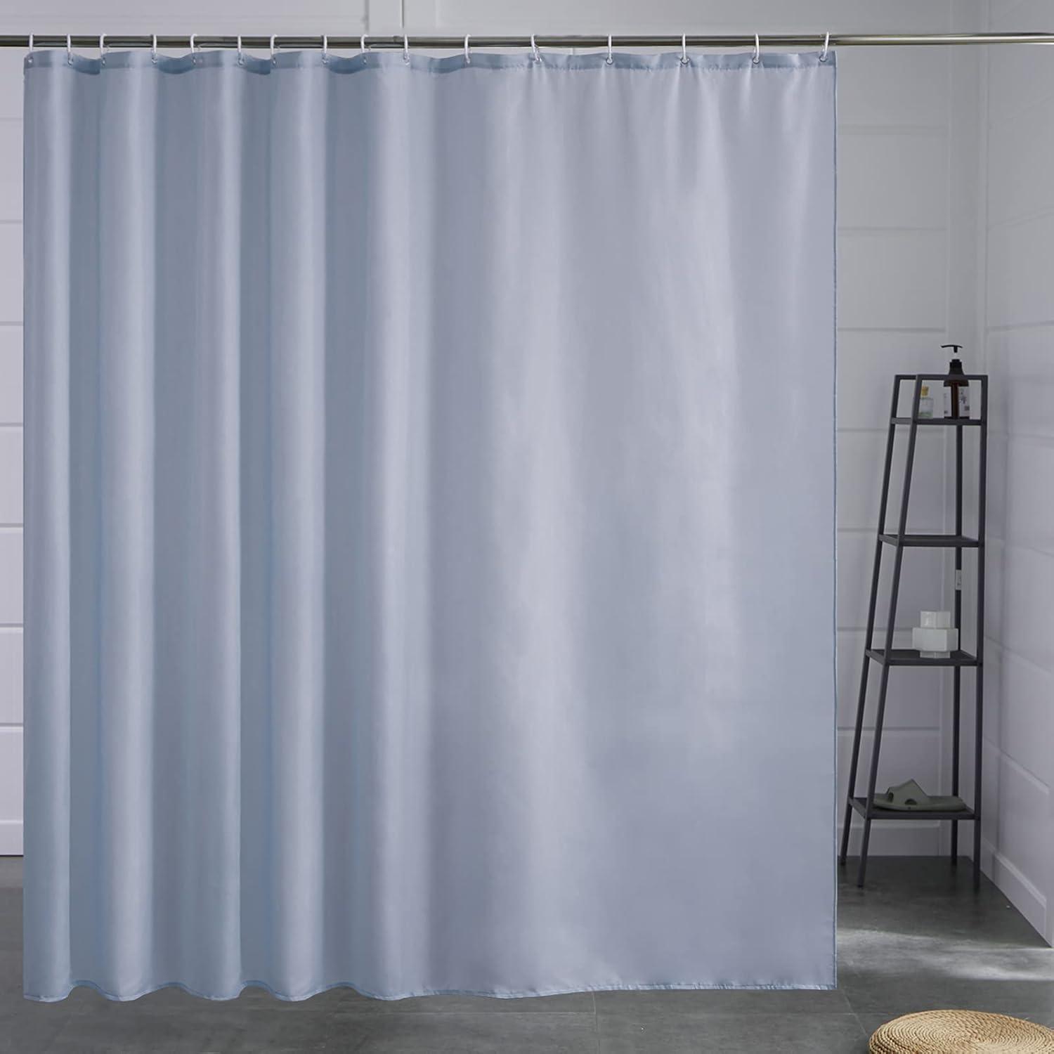 Duschvorhang Antischimmel Wasserdicht Stoff Überlänge 244x200
