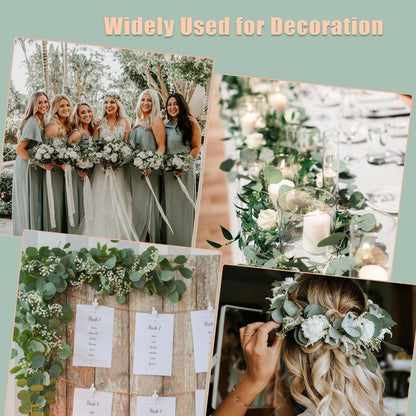 Künstliche Eukalyptus Pflanze Bulk Hochzeit Garten Deko 12Pc