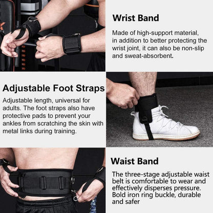 Widerstandsbänder Boxen Resistance Bands Boxing Gummibänder Sport 300 200 150Lbs Blau