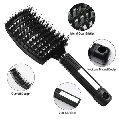 Haarbürste ohne Ziepen Profi Entwirrungsbürste