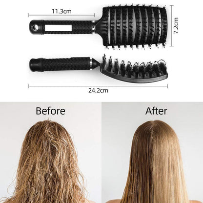 Haarbürste ohne Ziepen Profi Entwirrungsbürste