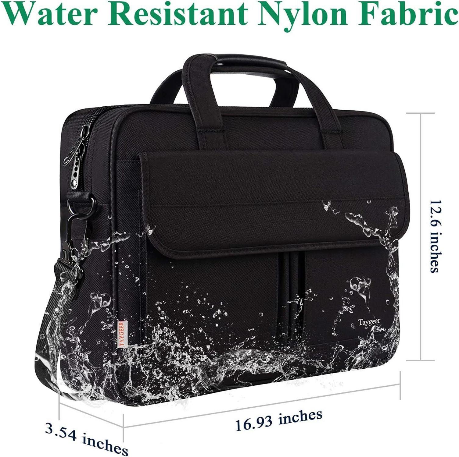 Taygeer Laptoptasche 17 Zoll Wasserdicht Business Aktentasche mit