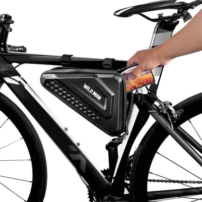 Fahrrad Triangle Bag Wasserdicht Reflektierend Reißverschluss