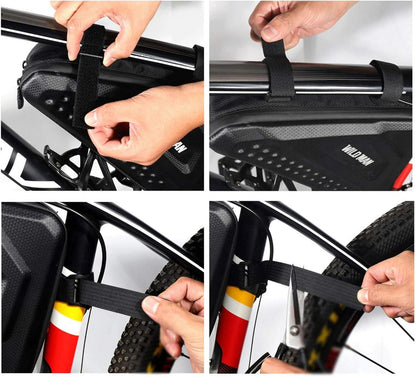 Fahrrad Triangle Bag Wasserdicht Reflektierend Reißverschluss