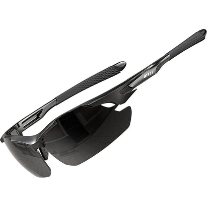 Herren Polarisierte Sportsonnenbrille UV400 CAT 3