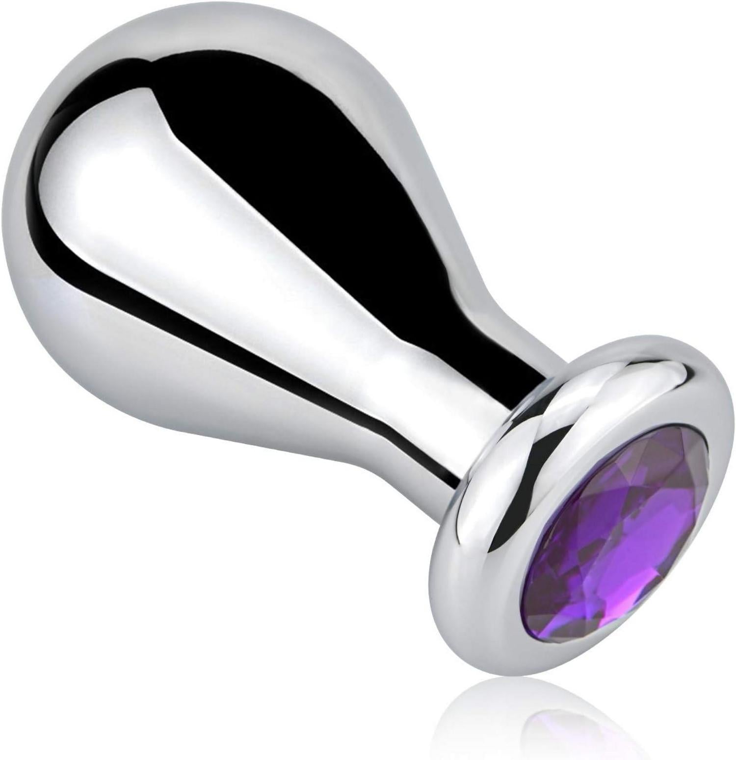 Edelstahl Anal Plug Glühbirne Form Butt Plug Massage Dilatator