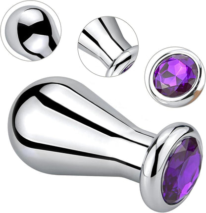 Edelstahl Anal Plug Glühbirne Form Butt Plug Dilatator Sexspielzeug
