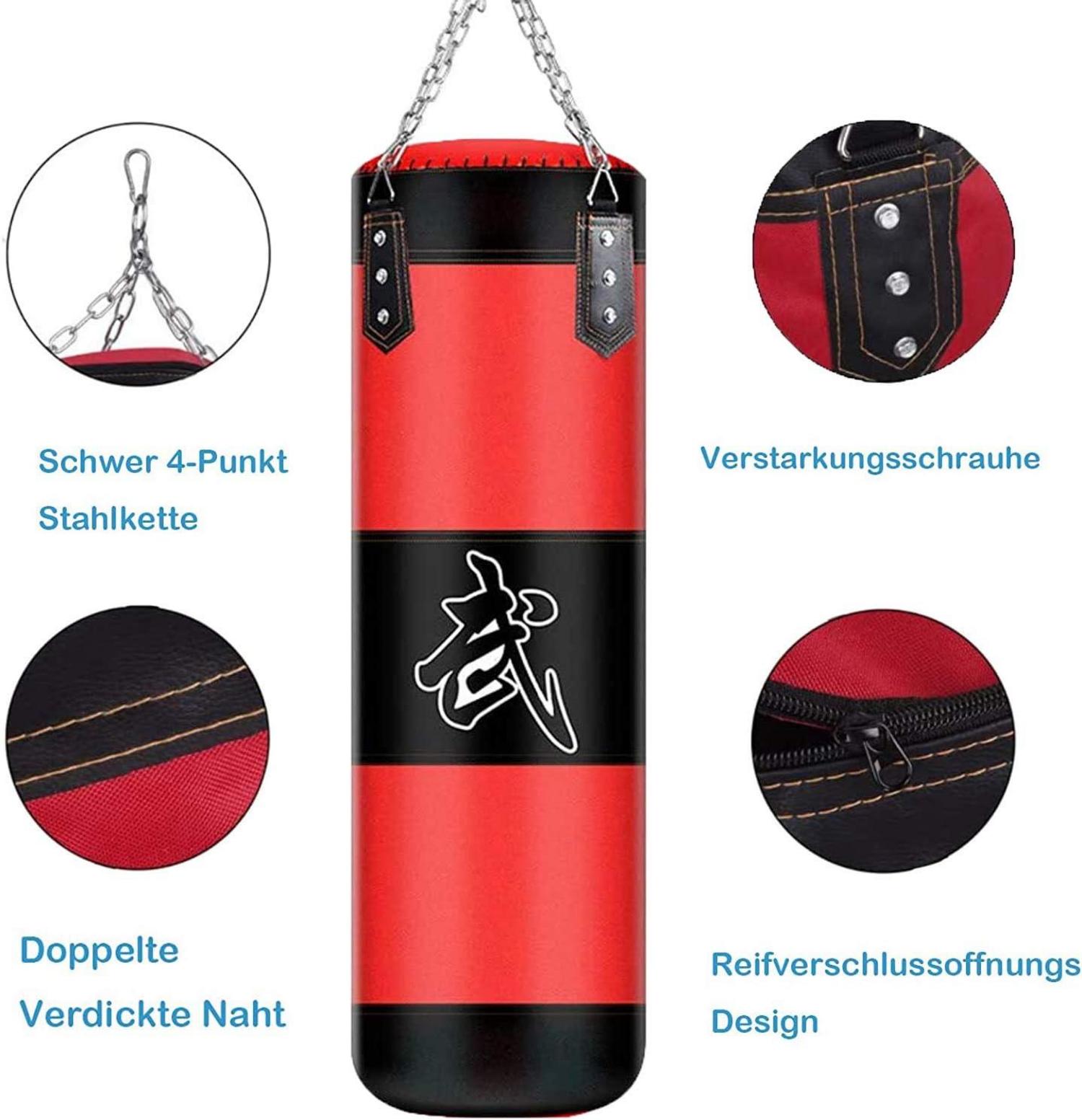 Boxsack Set mit Boxhandschuhen | MMA Muay Thai Martial Arts Kit