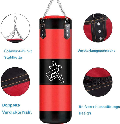 Boxsack Set mit Boxhandschuhen | MMA Muay Thai Martial Arts Kit