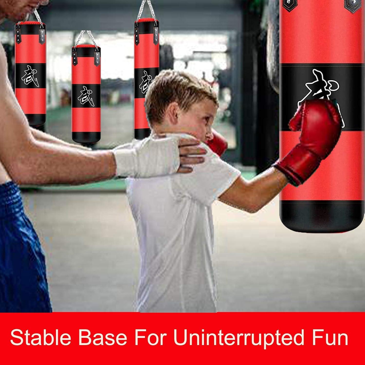 Boxsack hängend Punching Säcke Muay Martial Arts MMA 100x30 cm