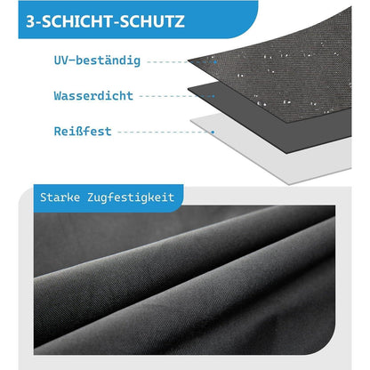 Gartenmöbel Abdeckplane 245x165x100cm – Wasserdicht & UV-Schutz