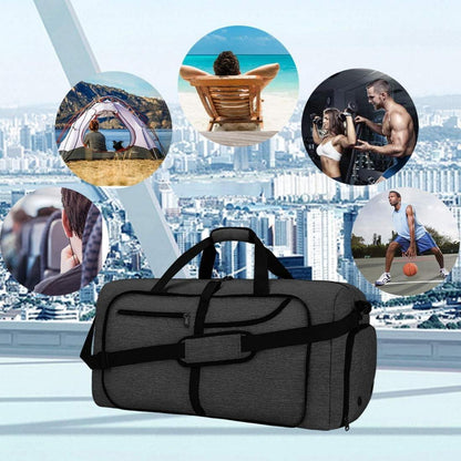 NEWHEY Sporttasche 100L Schwarz Herren Reisetasche Weekender