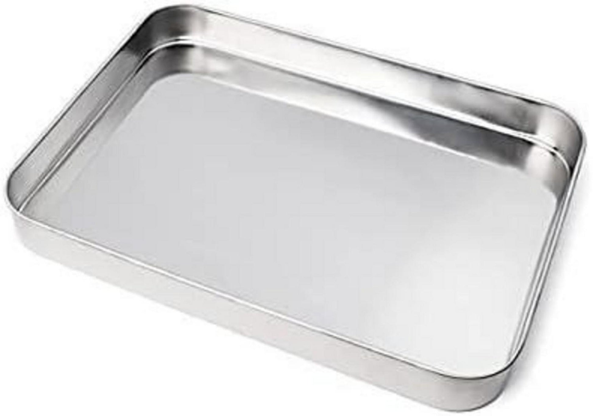 Backblech aus Edelstahl Baking Tray 35x40 cm Silber
