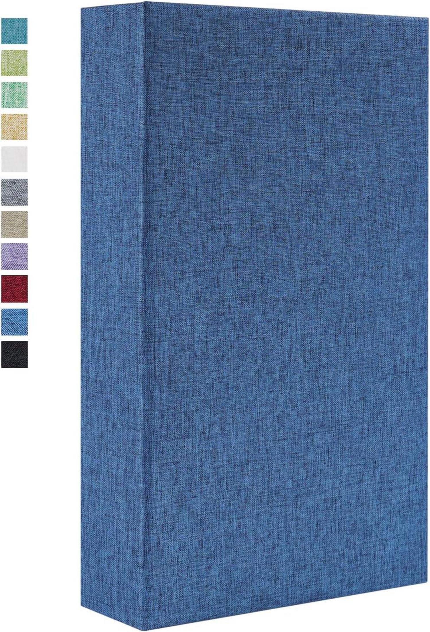 Einsteck-Fotoalbum 10x15 mit 300 Schwarze Seiten große Kapazität