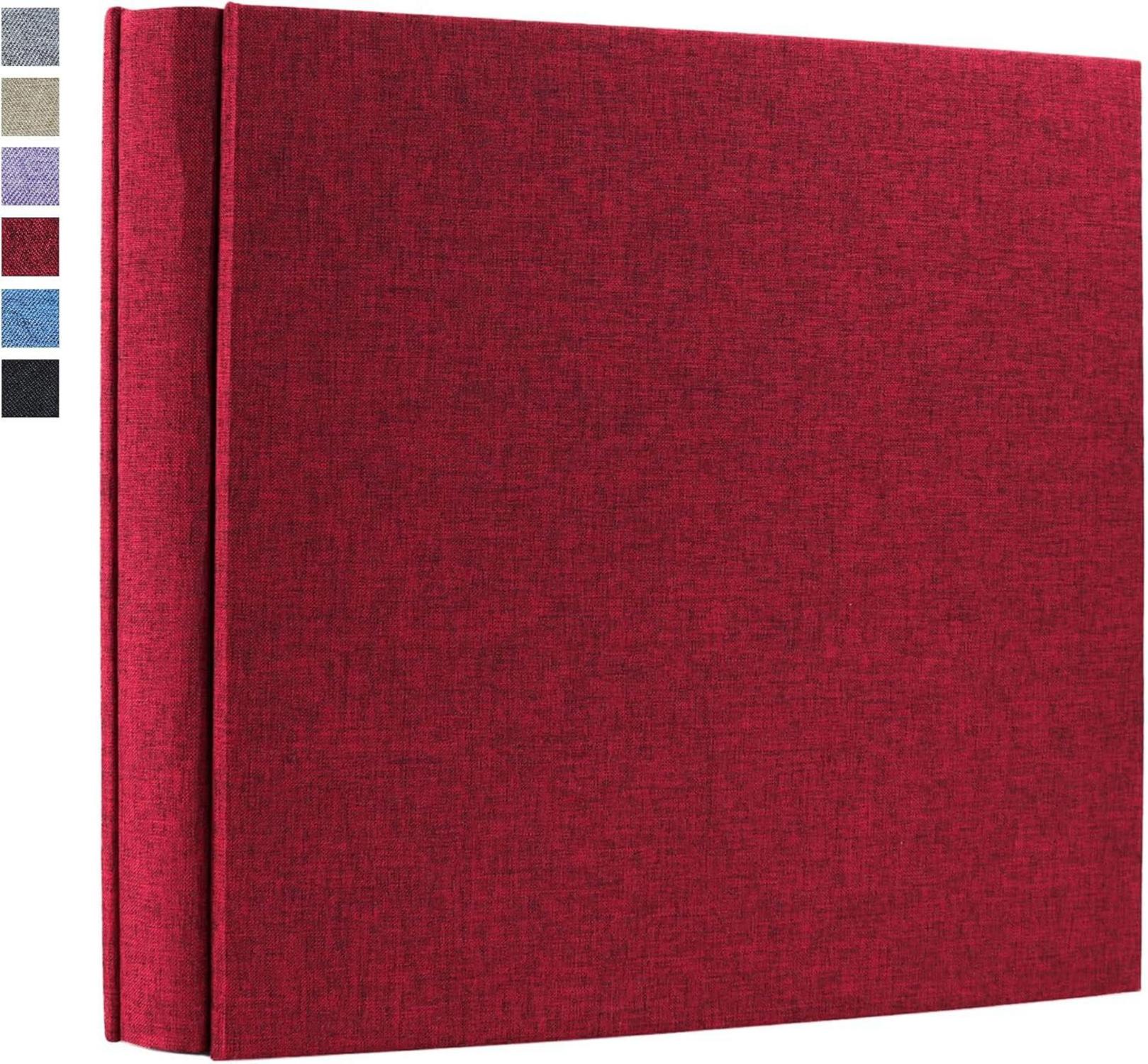 Fotoalbum Einsteckalbum 10x15 600 Schwarze Seiten Groß Kapazität