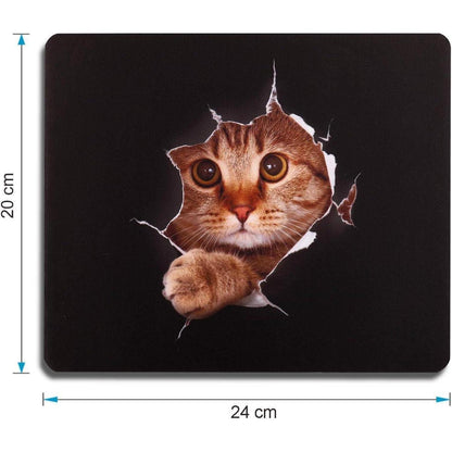 Kleines Mauspad 24x20x0,3 cm Niedliches Design Katze 240x200